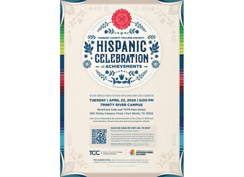 TCC Hispanic Celebration of Achievements Invitation