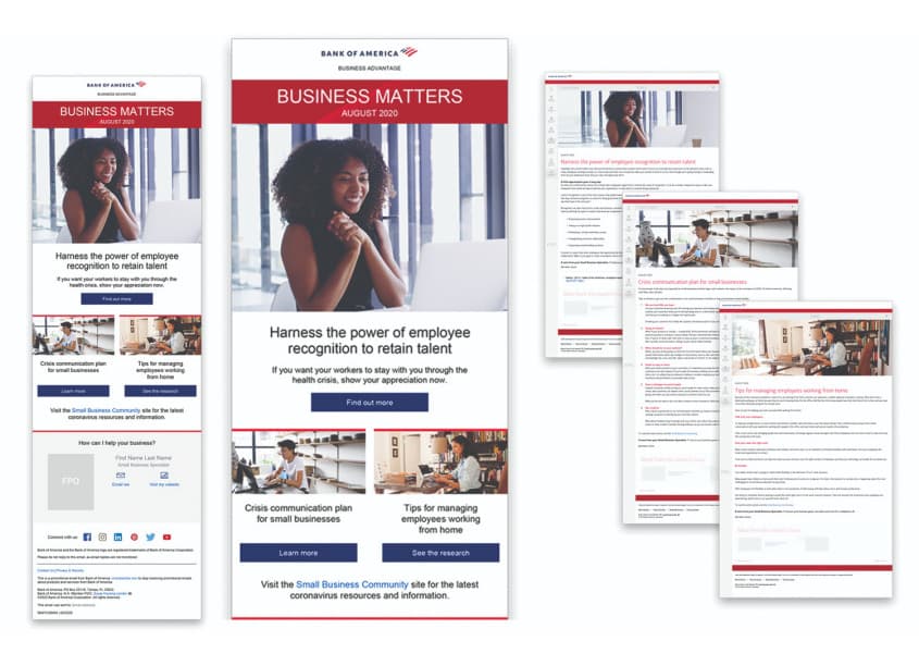 Small Business Newsletter, August.CV19