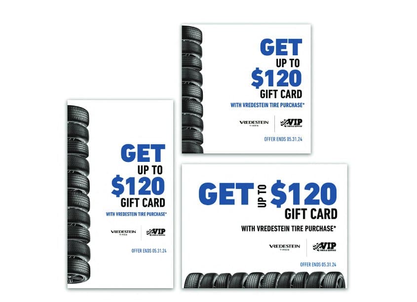 Vredestein + VIP Tire Rebate Social Media Campaign