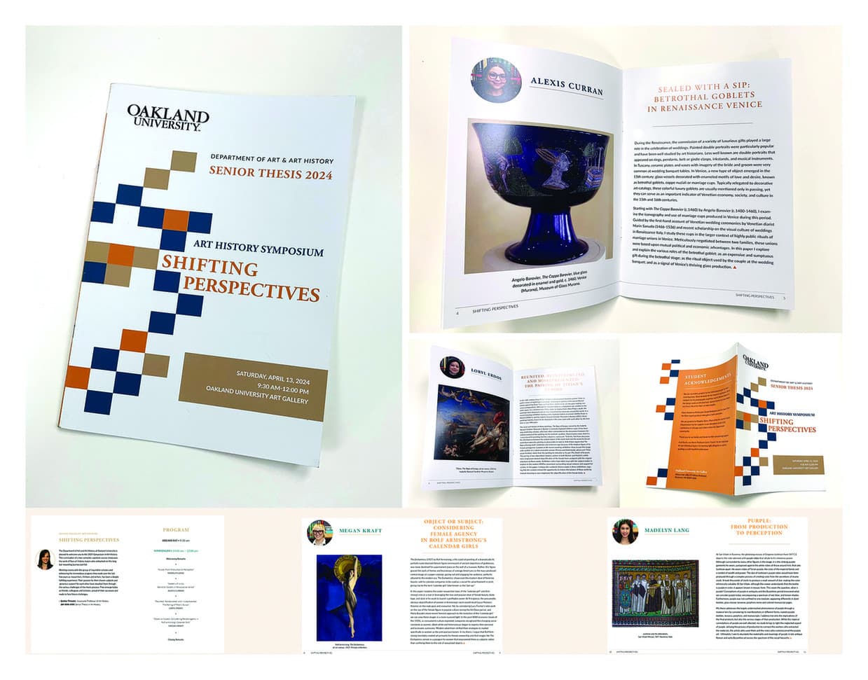 Shifting Perspectives Booklet/Brochure - Oakland University Art History Capstone Class