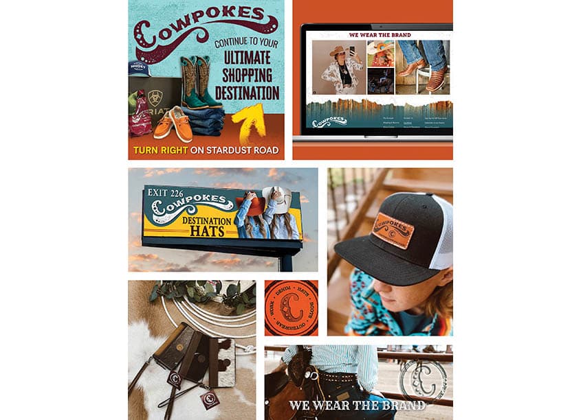 Cowpokes Work and Western Brand Identity