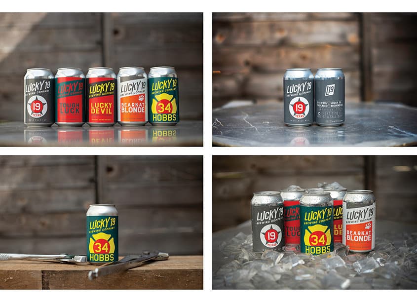 Lucky 19 Beer Cans