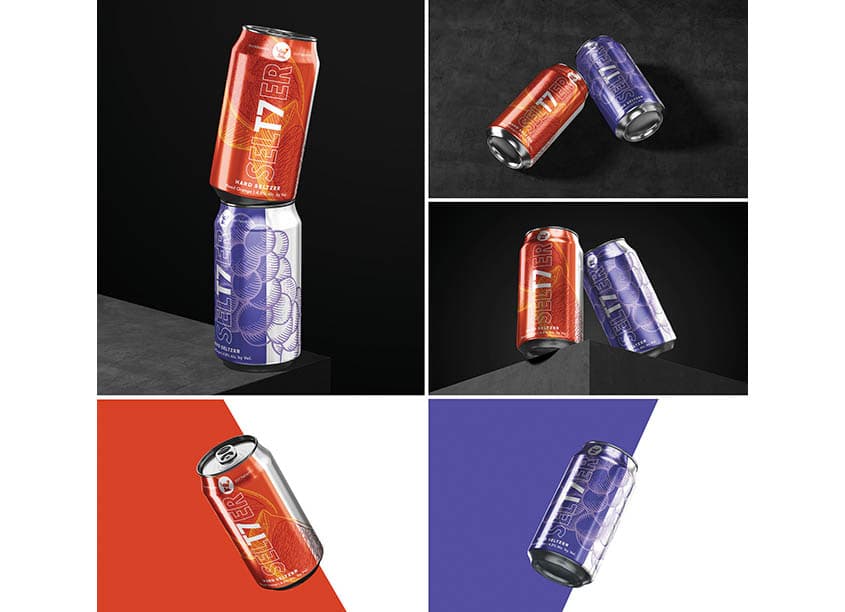 Seltzer Design for Ten7 Brewing Company