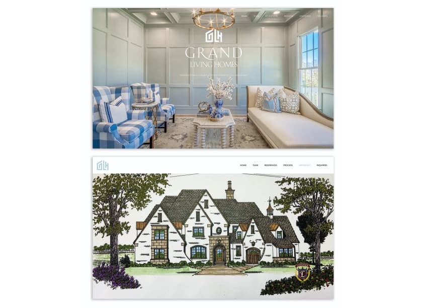 Grand Living Homes Website