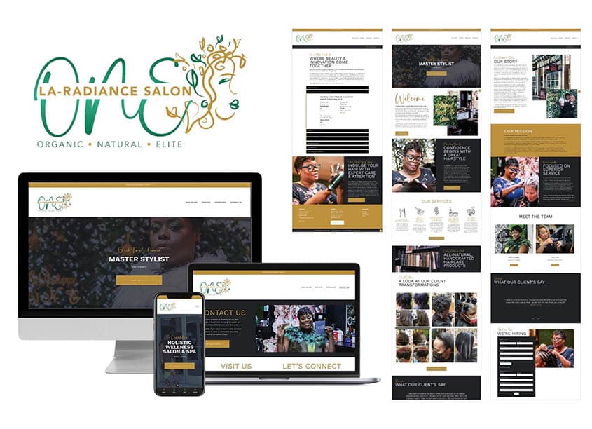La-Radiance O.N.E. Salon Website