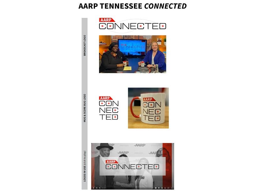 AARP Tennessee Connected Logos
