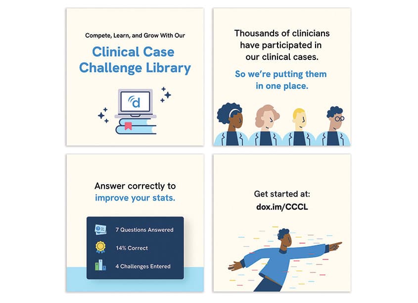 Clinical Case Challenge Library Instagram Carousel