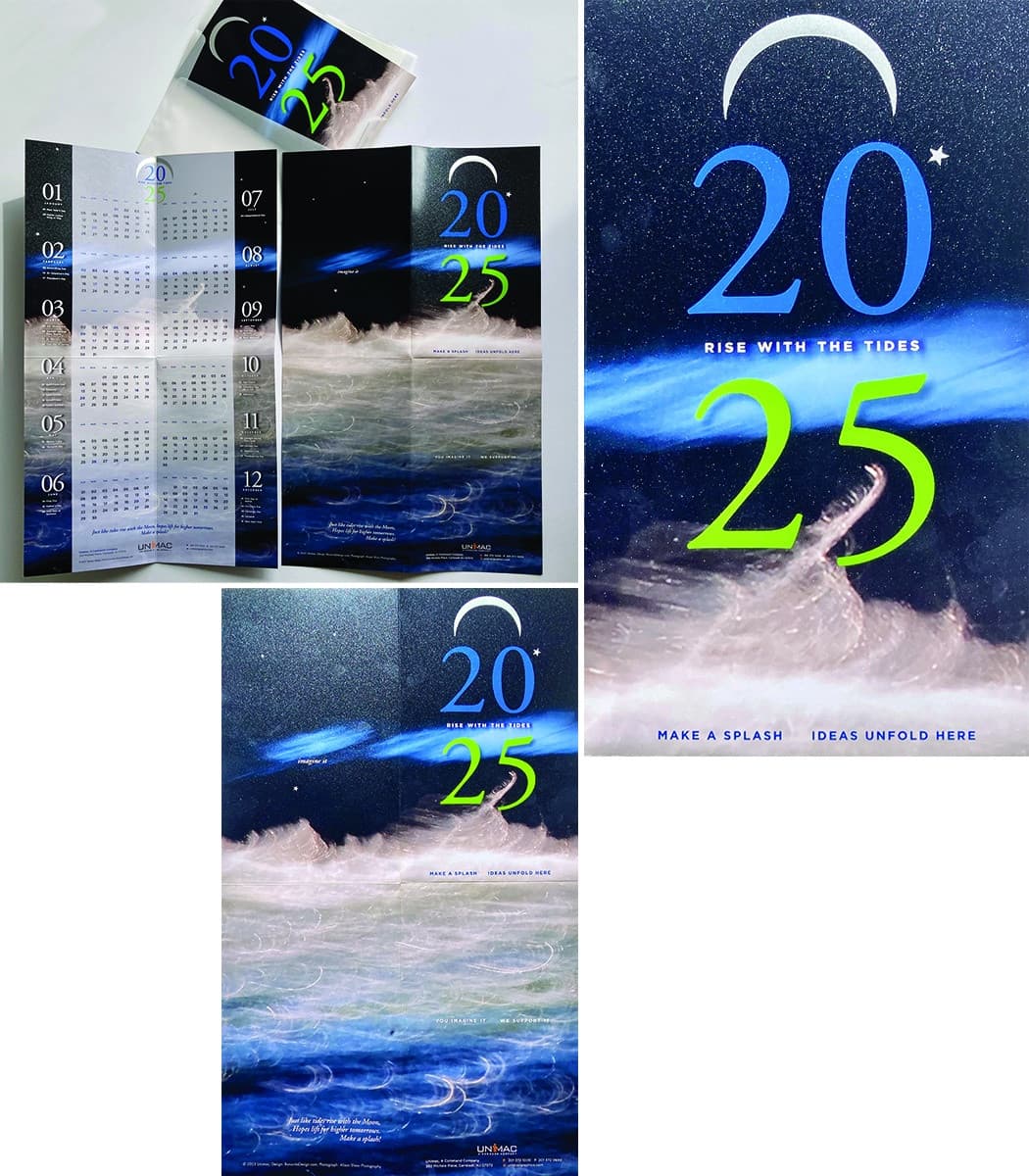 Unimac Rise with the Tides 2025 Calender