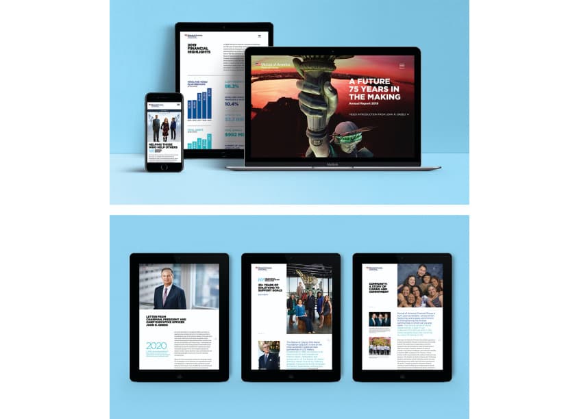 2020 Annual Report — Digital Design — by Decker Design — 2021 GDUSA award entry