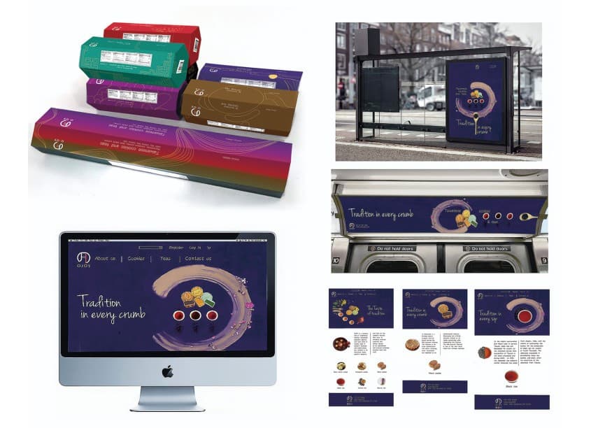Taiwanese Cookies and Teas Package and Brand Design