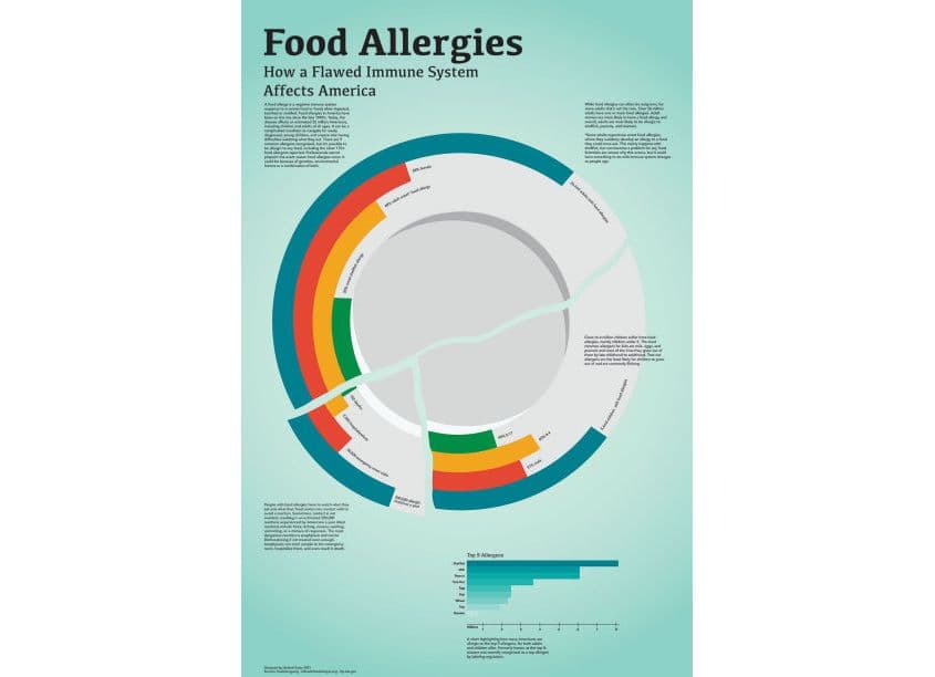 Food Allergies Infographic