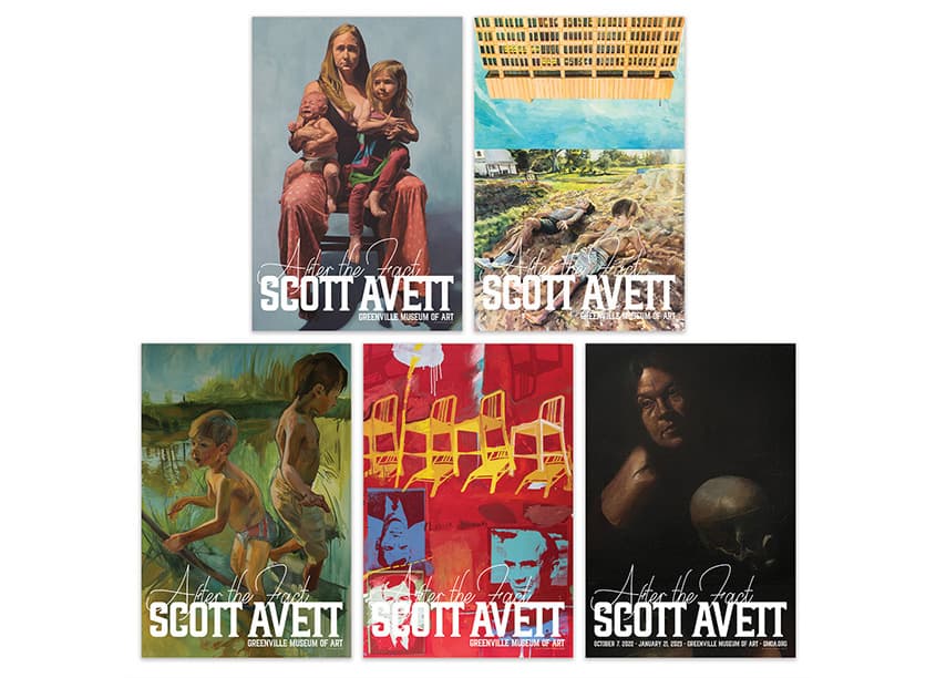 Scott Avett: After the Fact Exhibition Posters