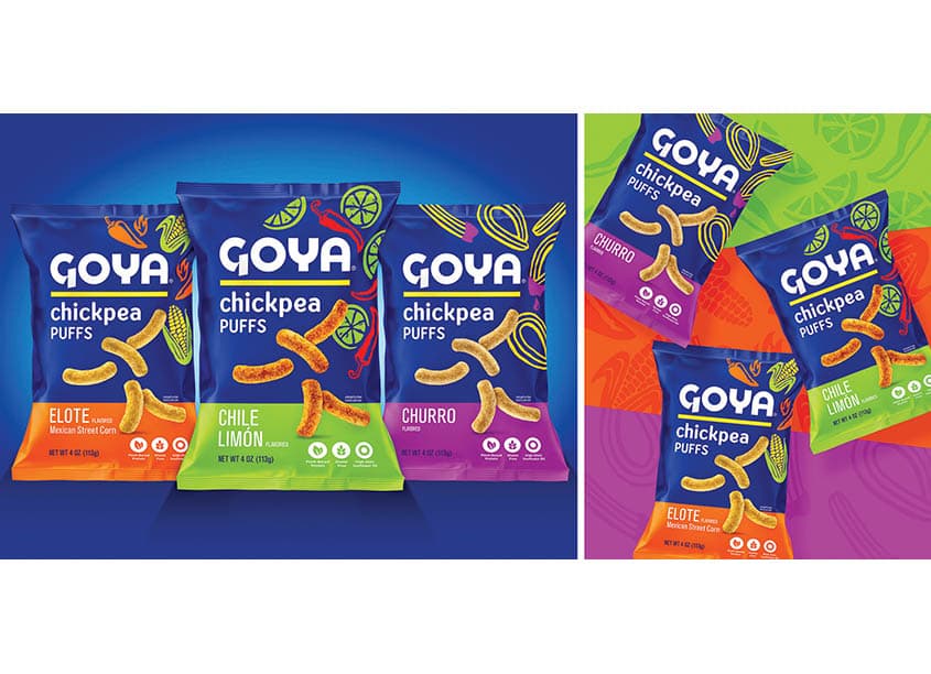 Goya Foods Chickpea Puffs Packaging