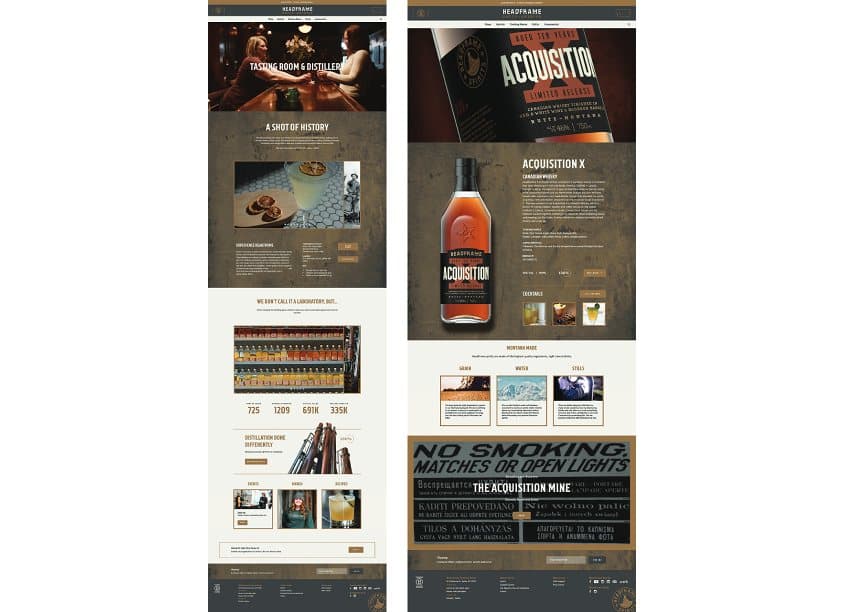 Headframe Spirits Website