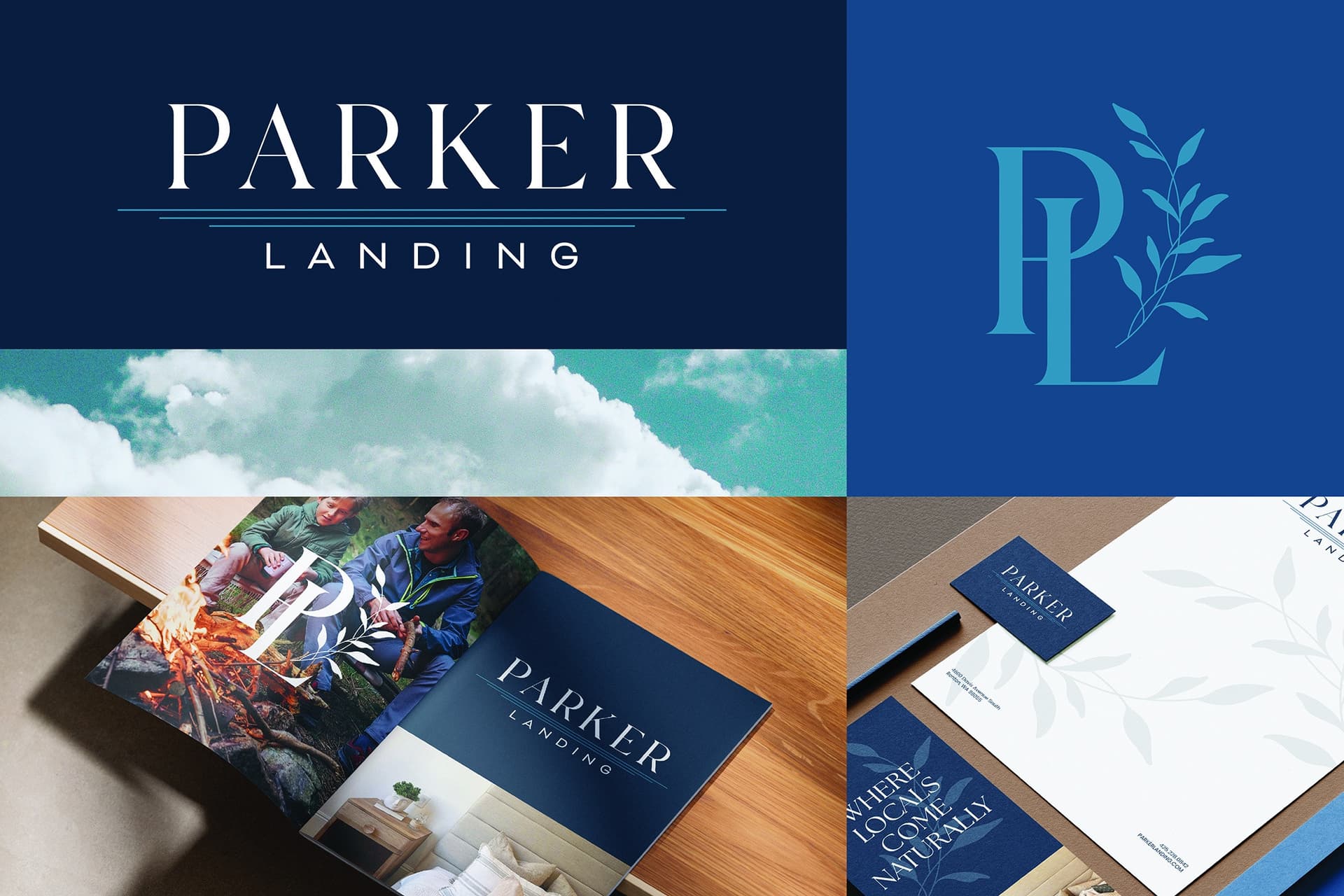 Parker Landing Branding