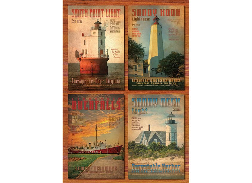 Great American Coastal Icons Posters