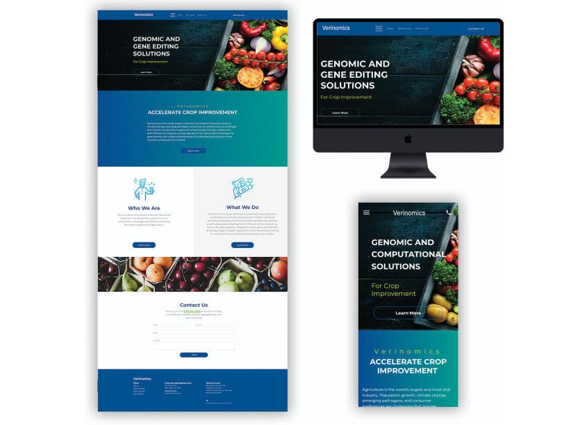 Verinomics Website Design — Digital Design — by The Walker Group — 2023 GDUSA award entry