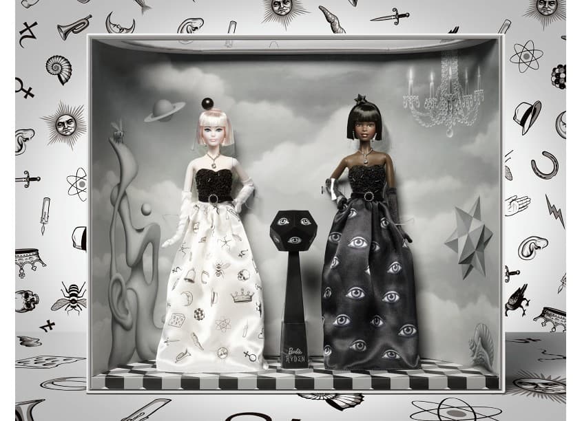 Black and White Surrealist Ball™ Mark Ryden™ x Barbie® Doll