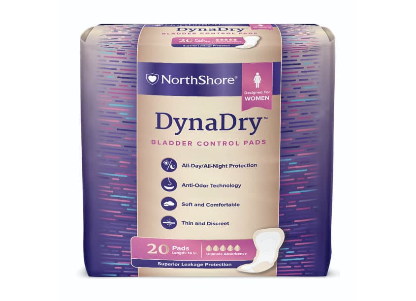 DynaDry® Ultimate Bladder Control Pads Packaging