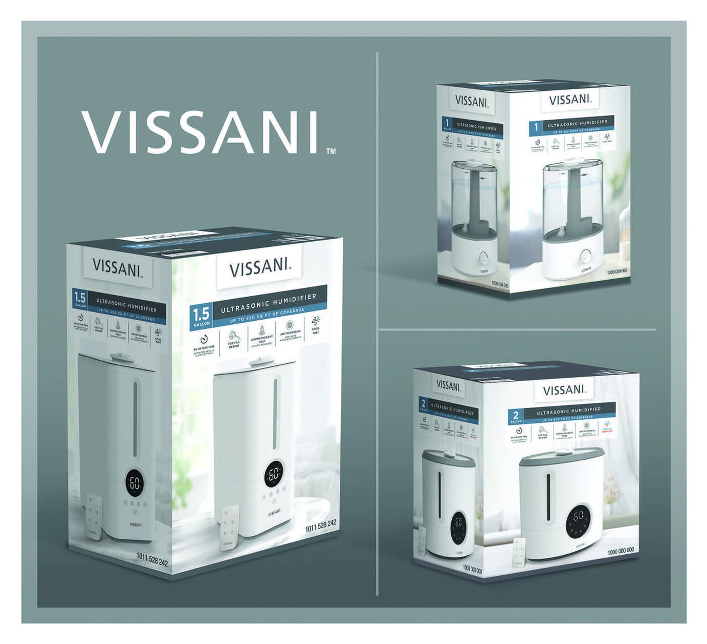 Vissani Humidifiers Packaging