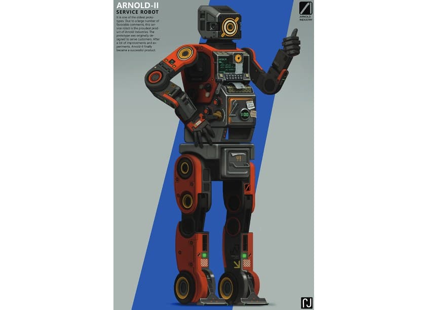 Retrofuturism Robots