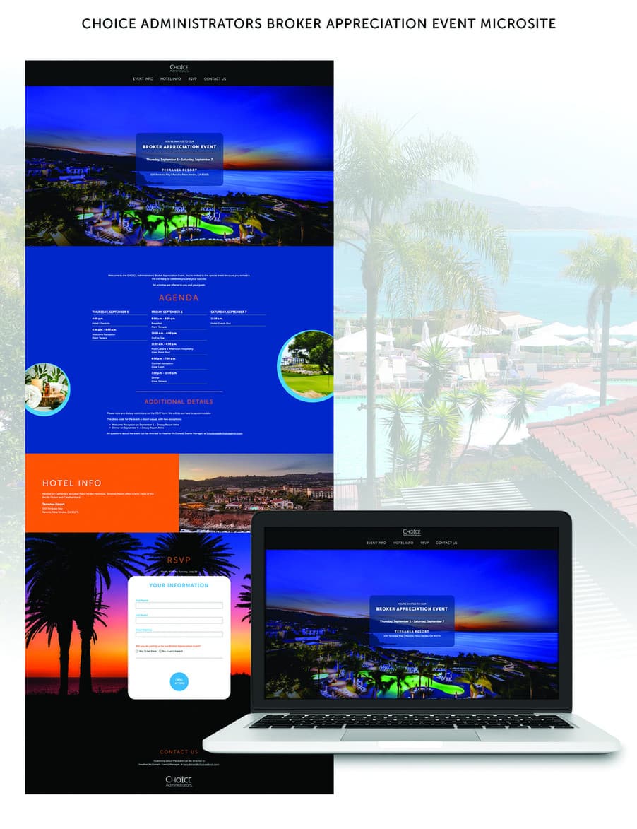 CHOICE Administrators 2024 Broker Appreciation Event Microsite