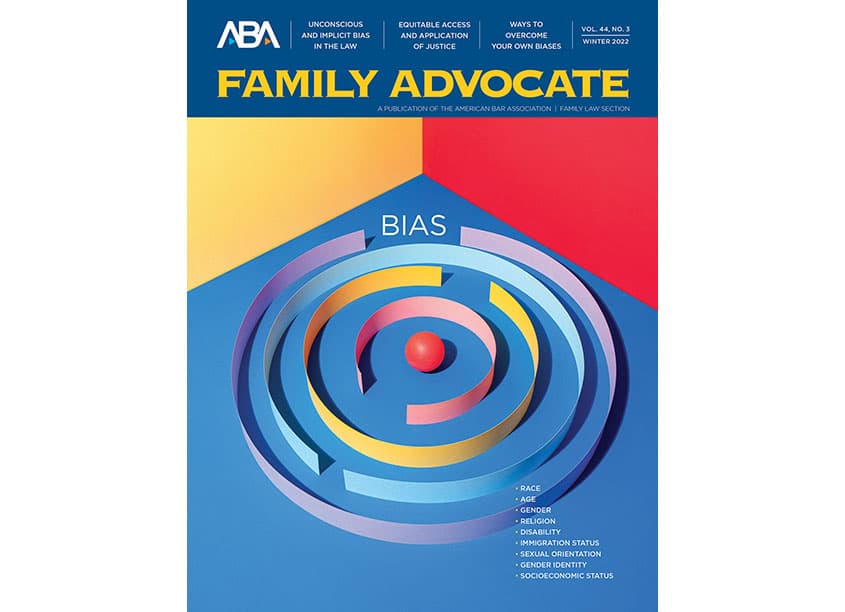 Family Advocate Winter 2022 Magazine Cover