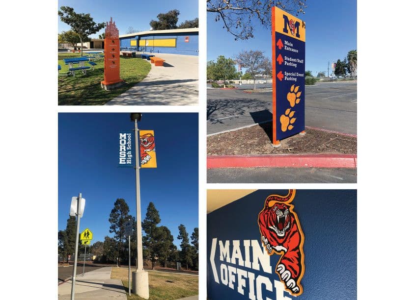 Morse High School Signage System
