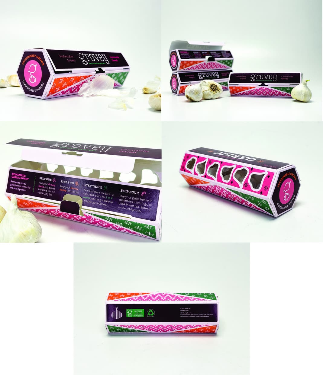 Grovey Garlic Package Design