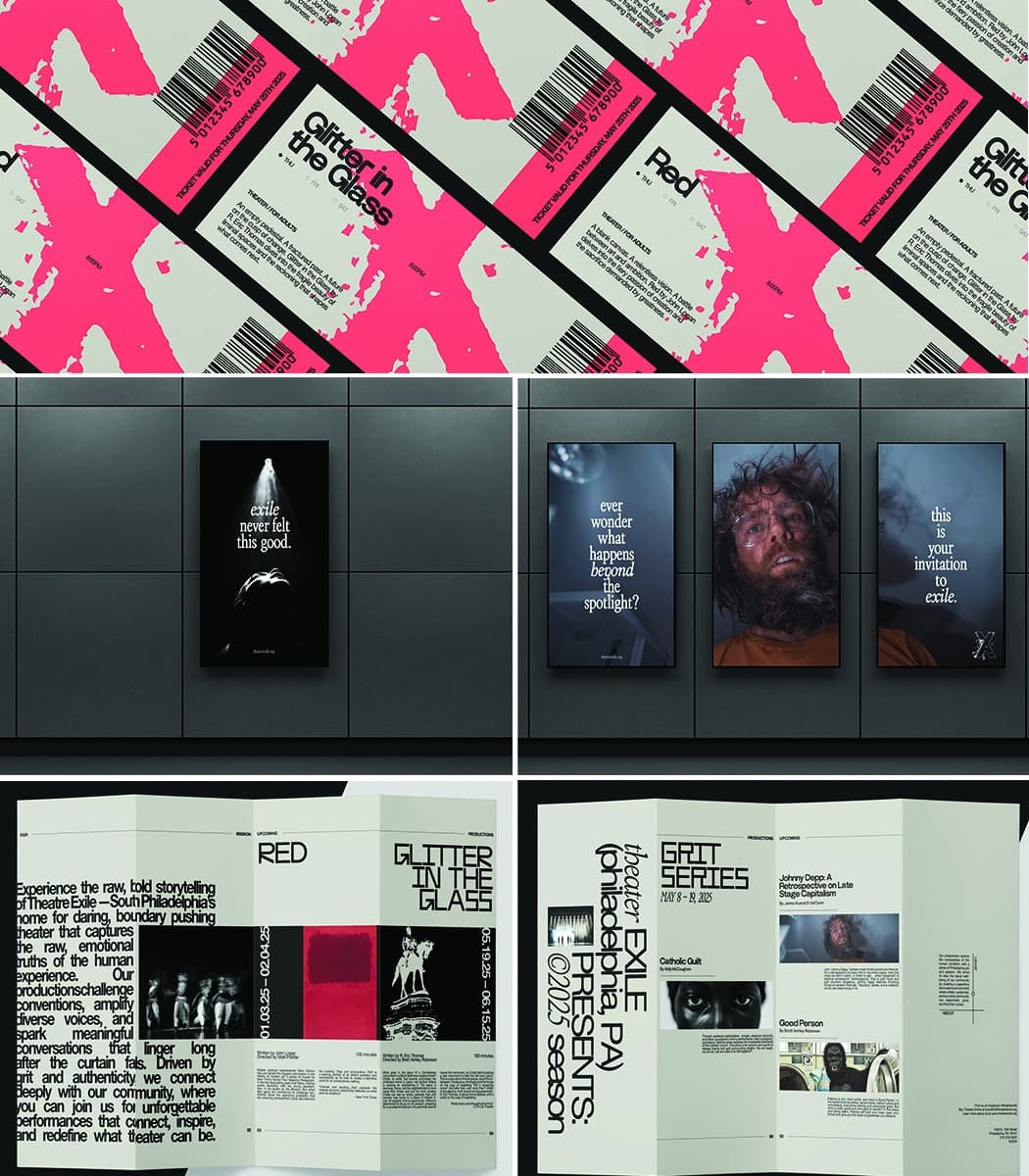 Theatre Exile Rebranding Class Project