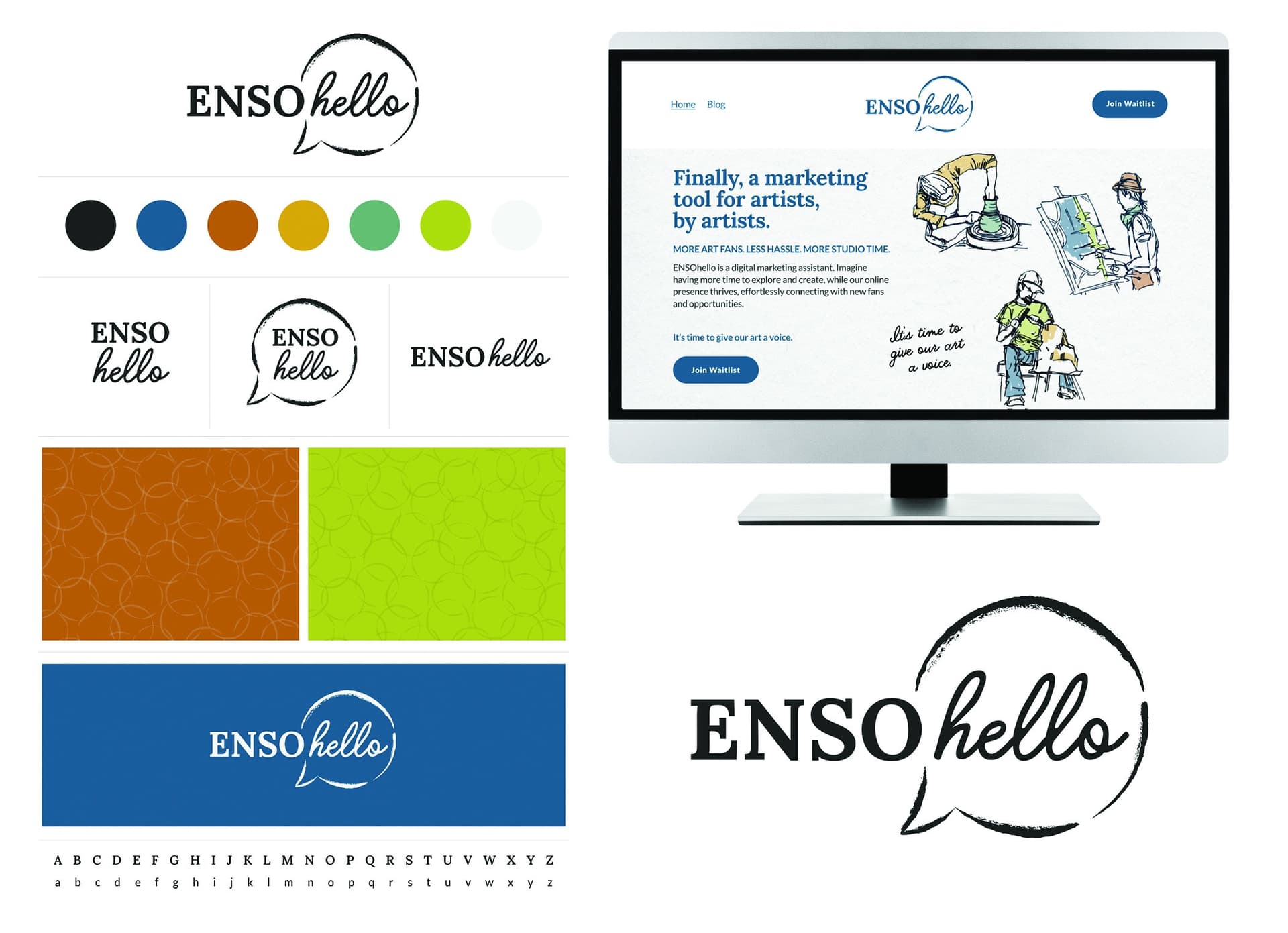 ENSOhello Brand Identity Design