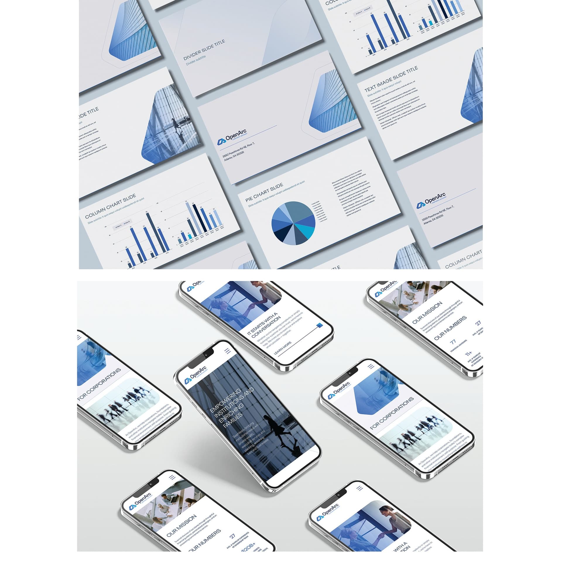 OpenArc Corporate Advisory Website Design