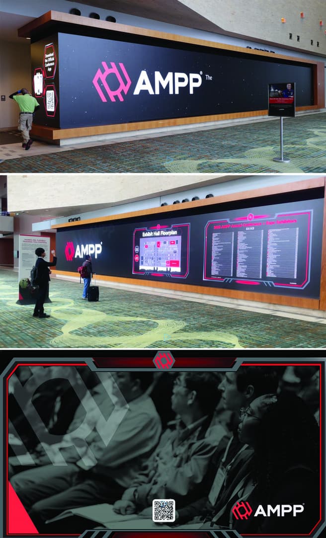 AMPP Annual Conference Video Wall at Nashville Music City Center