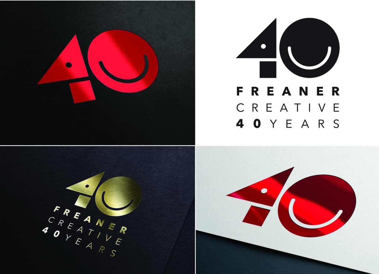 Freaner Creative 40th Anniversary Logo