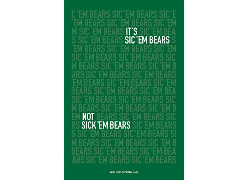 It’s Sic ’EM Bears Project
