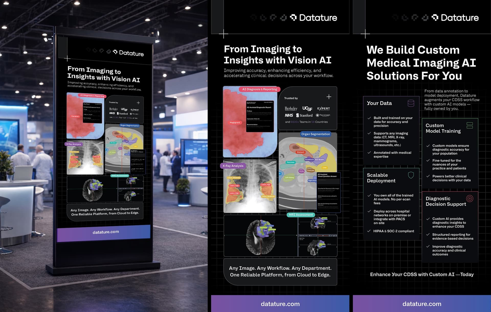 Datature Exhibition Display for Healthcare AI