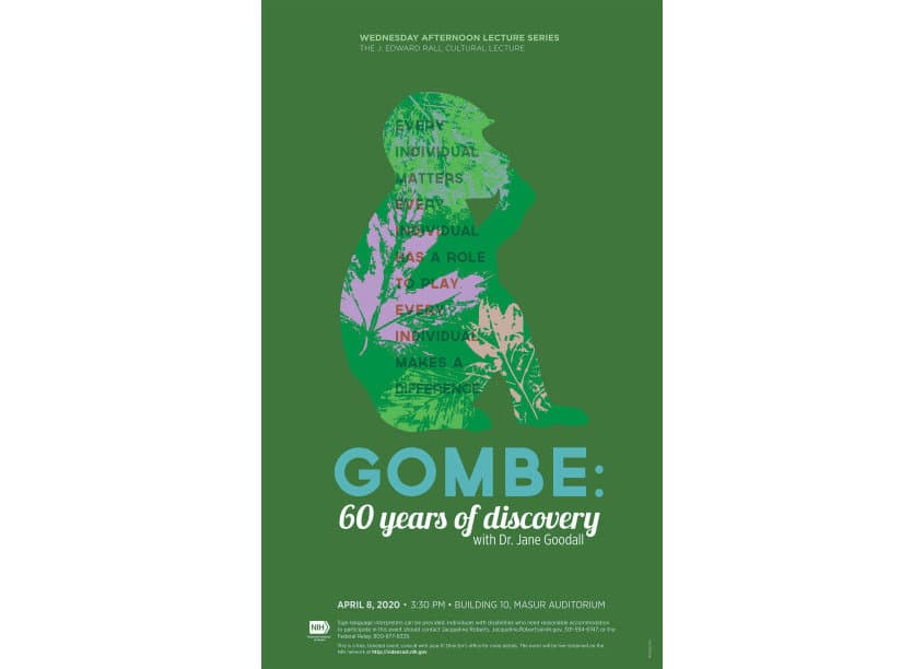 Gombe: 60 Years of Discovery With Jane Goodall Poster Art