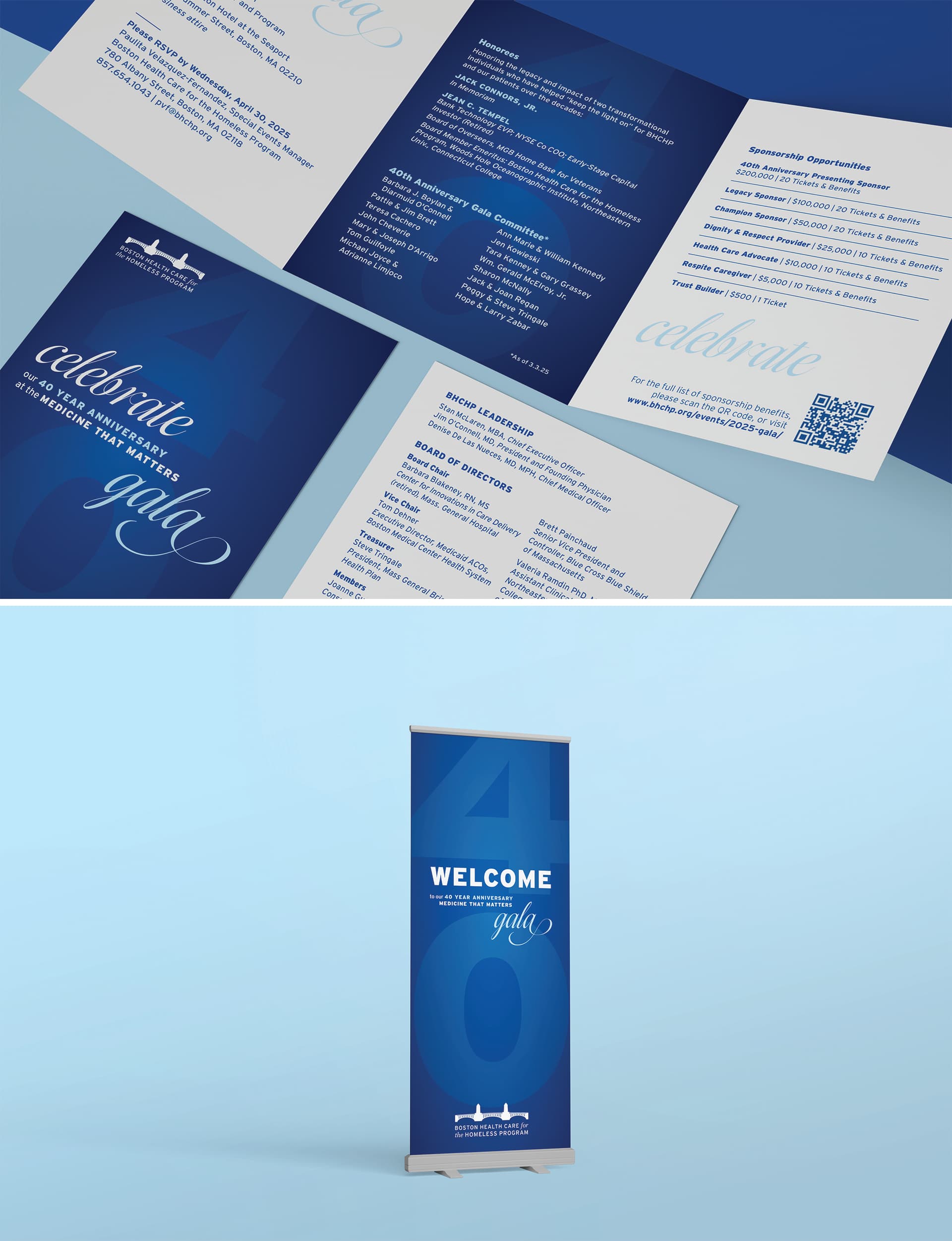 Boston Health Care for the Homeless Program Gala — Announcements & Invitations design — by PBD Partners — 2025 GDUSA award entry