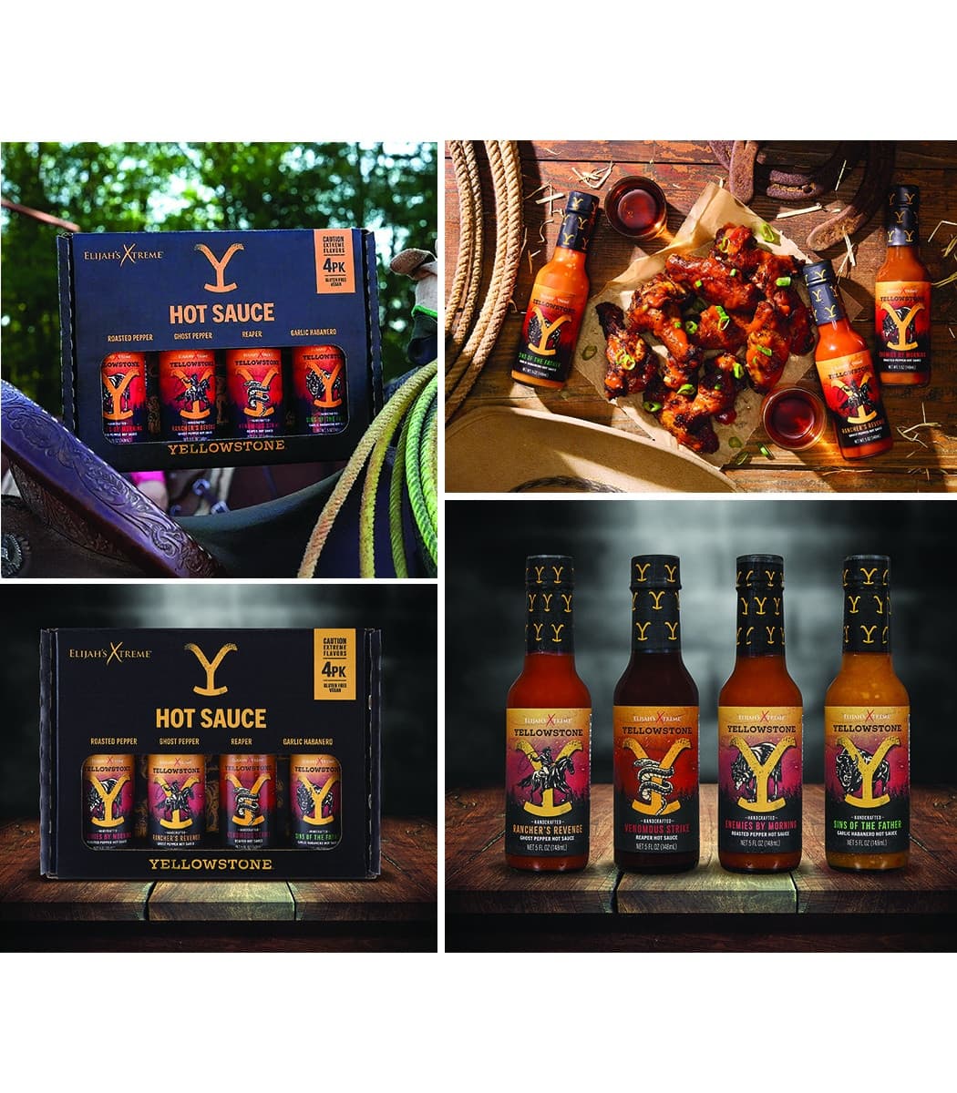 Yellowstone Hot Sauce Package Design
