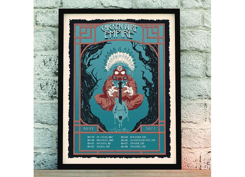 Chicken Wire Empire Concert Poster