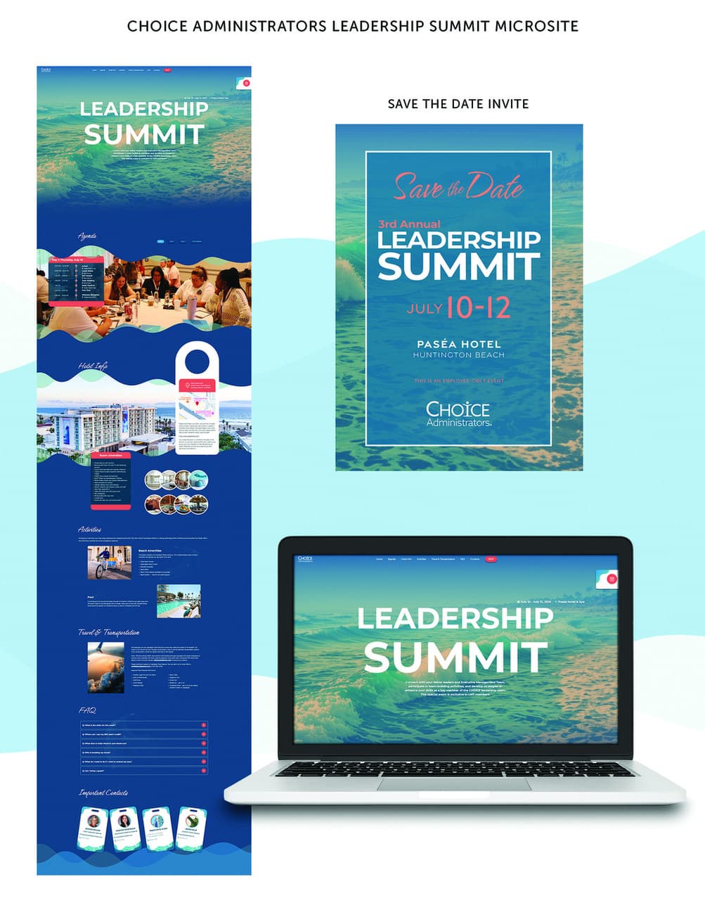 CHOICE Administrators 2025 Leadership Summit Event Campaign