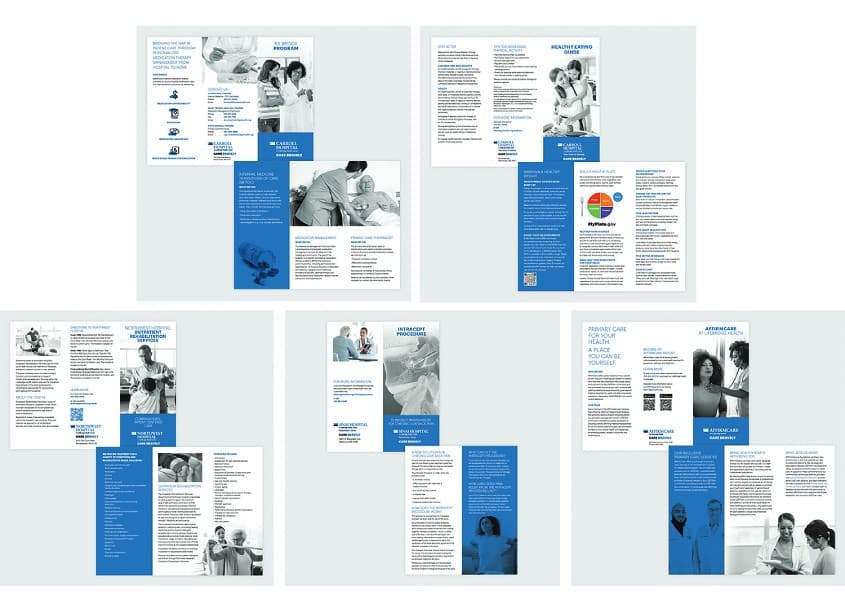 LifeBridge Health Brochures — Health & Wellness design — by LifeBridge Health — 2023 GDUSA award entry