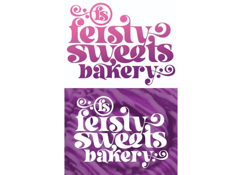 Feisty Sweets Bakery Logo