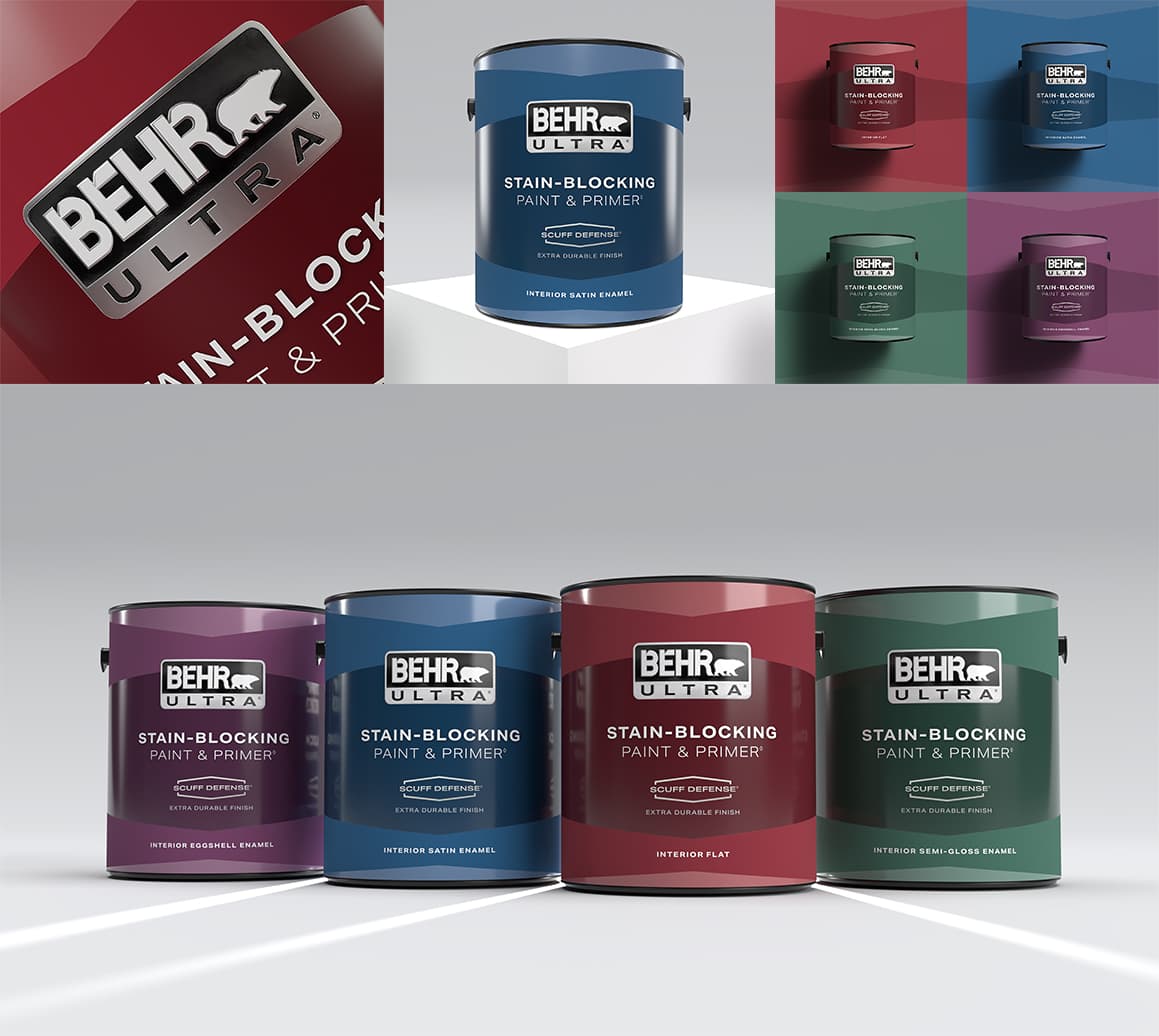 BEHR ULTRA® Interior Paint Packaging