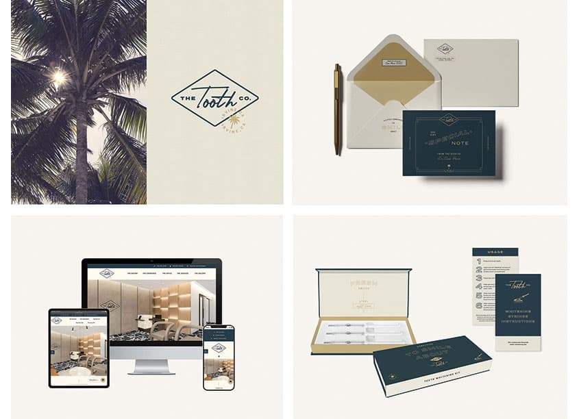The Tooth Co. Brand Identity — Health & Wellness design — by Test Monki — 2023 GDUSA award entry