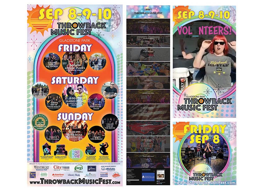 Throwback Music Fest Integrated Campaign