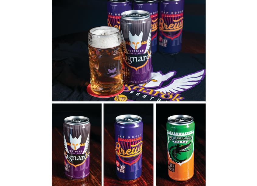 Beauregard, Ragnarök & Brews Crowler Cans