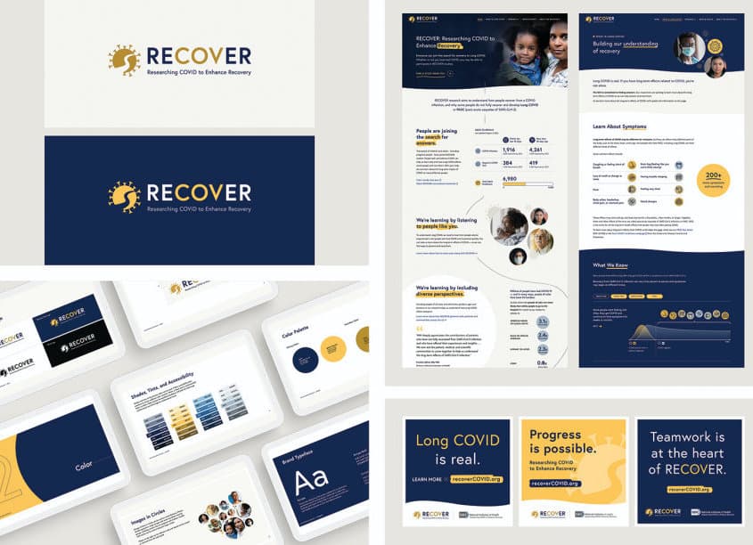 RECOVER - Researching COVID to Enhance Recovery Brand and Logo