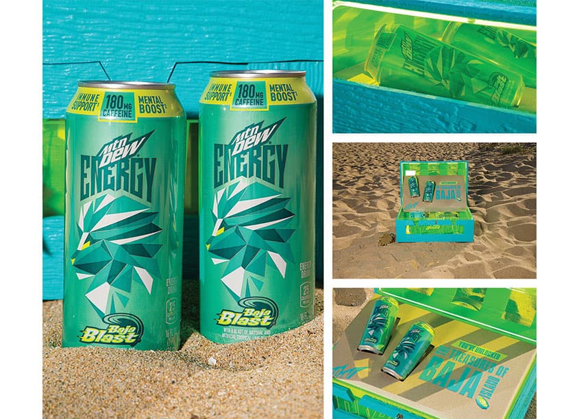 MTN DEW Energy Baja Blast Influencer Kit