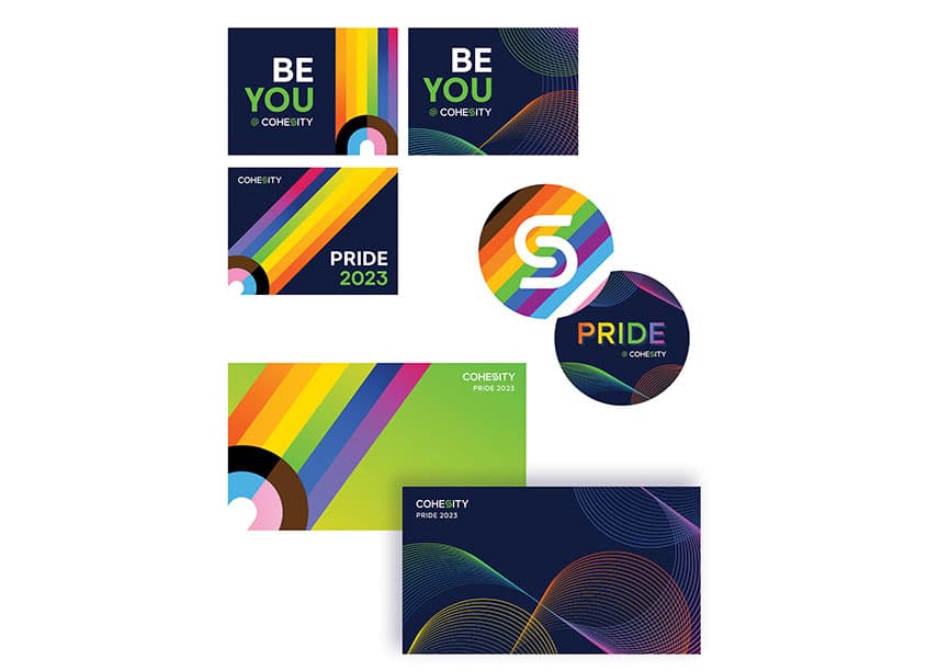 Cohesity Pride 2023 Event and Digital Design